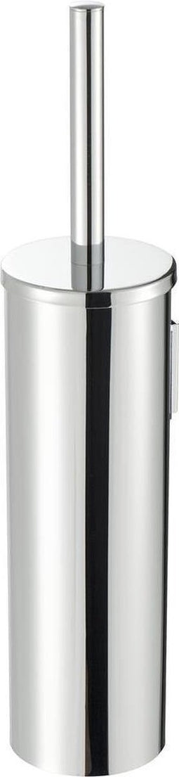 Geesa Nemox Toiletborstel met houder - Zwarte borstelkop - Chroom