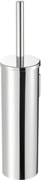 Geesa Nemox Toiletborstel met houder - Zwarte borstelkop - Chroom