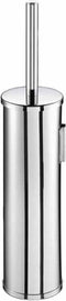 Geesa Nemox Toiletborstel met houder - Zwarte borstelkop - Chroom