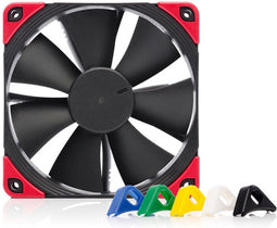 Noctua NF-F12 PWM chromax.black.swap - 120mm ventilator - FocusedFlow™ frame - verwisselbare anti-pads (6 kleuren)