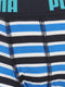 PUMA Boxershort Kinderen PUMA BASIC BOXER PRINTED STRIPE 2P - Blue