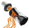 GEFU Spirelli 2.0 slicer Manual Black, Silver Plastic, Stainless steel