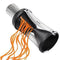 GEFU Spirelli 2.0 slicer Manual Black, Silver Plastic, Stainless steel