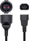 Gegevens-/Oplaadkabel met USB Aisens Cable Alimentación 16A, C14/M A CEE7/H, 25cm