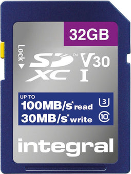 Geheugenkaart integral sdhc-xc 32gb high speed