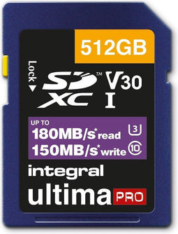 Geheugenkaart Integral SDXC 512GB