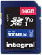 Geheugenkaart Integral SDXC V10 64GB