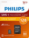 Geheugenkaart Philips micro SDXC Class 10 UHS-I U1 128GB