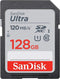 Geheugenkaart Sandisk SDXC Ultra 128GB (Class 10/UHS-I/120MB/s)