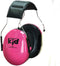 Gehoorkap 3M Peltor KID neonroze met hoofdband - voor kids