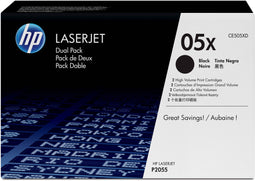 HP 05X - LaserJet printcartridge - Dual-pack - (2 stuks)