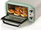 Ariete 3919/04 - Vintage mini oven - 10 liter - instelbare temperatuur 80 tot 230°C - groen