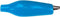 GEISOLEERDE KROKODILLENKLEM 27mm - BLAUW (CM5BL)
