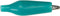 GEISOLEERDE KROKODILLENKLEM 27mm - GROEN (CM5G)