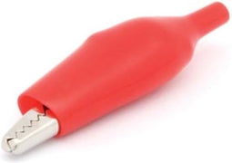 Geisoleerde Krokodillenklemmen Met Huls 44Mm - Rood