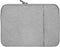 Lunso - Stijlvolle zachte neopreen sleeve hoes 13 inch - Lichtgrijs