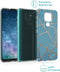 iMoshion Hoesje Geschikt voor Motorola Moto G9 Play / Moto E7 Plus Hoesje Siliconen - iMoshion Design hoesje - Blauw / Meerkleurig / Goud / Blue Graphic