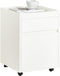 SoBuy FBT121-W - Bijzettafel - 2 Laden - Wit - 40x40x54 cm