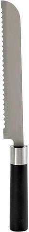 Gekarteld mes 3,5 x 2 x 33 cm Roestvrij staal Plastic (12 Stuks)