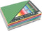 Gekleurd karton, A4 210x297 mm, 180 gr, 300 div vellen, diverse kleuren