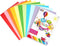 Gekleurd karton | Formaat A5 | 40 vellen | 200 gram | 10 verschillende kleuren Karton | Papier | knutselen voor kinderen