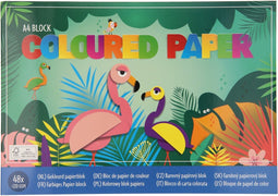 Gekleurd Knutselpapier A4, 48 vel