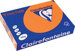 Gekleurd Papier A4 80gr Trophy Oranje 500vel