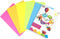 Gekleurd papier Fluor | Formaat A4 | 40 vellen | 75 Gram | 5 verschillende kleuren | Papier | vouwen | Origami | Knutselpakket | voor kinderen