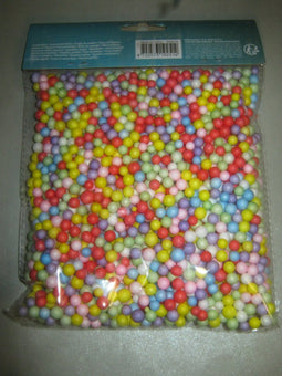 Gekleurde Foamballetjes, 5-8mm.