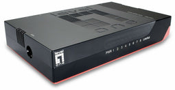 LevelOne GSW-0807 - Unmanaged Switch - 8x 1Gbps Ethernet - Jumbo Frames 9000Bytes