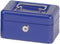 Geldkist MAUL met muntgleuf 125x95x60mm blauw