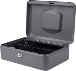 Geldkist Pavo 250x180x90mm grijs