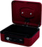 Geldkist Pavo Deluxe 200x160x90mm rood