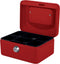 Geldkist Quantore 150x115x80mm rood