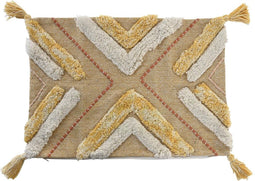 Gele Kussenhoes Bank (60 x 1 x 40 cm)