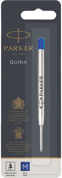 Gelpenvulling Parker blauw 0.7mm blister