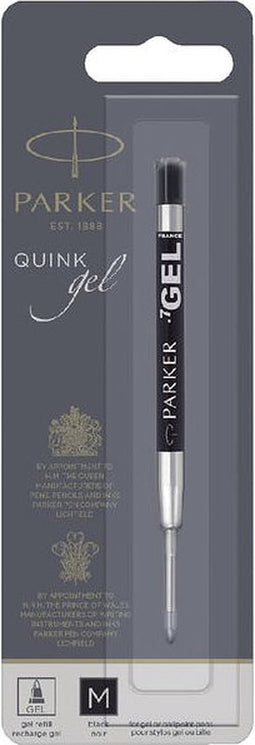 Gelpenvulling Parker zwart 0.7mm blister
