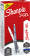 Gelschrijver Sharpie S-Gel Fashion assorti blauwschrijvend | 12 stuks