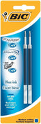 Gelschrijvervulling Bic tbv diverse gelpennen blauw M à 2st