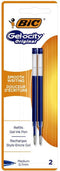 Gelschrijvervulling Bic tbv diverse gelpennen blauw M à 2st