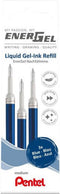 Gelschrijvervulling Pentel LR7 Energel 0.4mm blauw set à 3 stuks