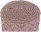 Gemakkelijk verplaatsbare meubels DKD Home Decor Hout Bruin Katoen Licht Roze (43 x 43 x 51 cm) (40 x 40 x 50 cm)