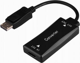 Gembird A-HDMIF30-DPM-01 video kabel adapter 0,15 m HDMI Type A (Standaard) DisplayPort Zwart