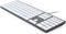Gembird bedraad slimline USB toetsenbord met 5 multimedia toetsen - QWERTY (US) / zwart/wit - 1,6 meter