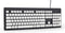 Gembird bedraad USB toetsenbord - QWERTY (US) / zwart/wit - 1,8 meter