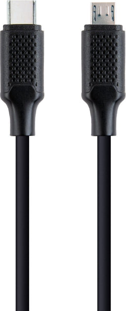 Gembird CC-USB2-CMMBM-1.5M USB-kabel 1,5 m USB 2.0 USB C Micro-USB B Zwart