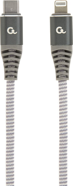 Gembird CC-USB2B-CM8PM-1.5M Lightning-kabel 1,5 meter Grijs