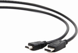 Gembird DisplayPort - HDMI, 1.8m HDMI A Zwart