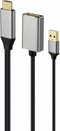 Gembird - Gembird HDMI 4K Male naar DisplayPort Female actieve adapterkabel