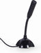 Gembird MIC-DU-02 microfoon Zwart PC-microfoon